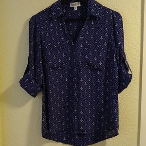 Express blue portofino shirt